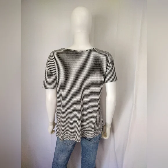 Zara Striped Short Sleeve Tee - Picture 4 of 9